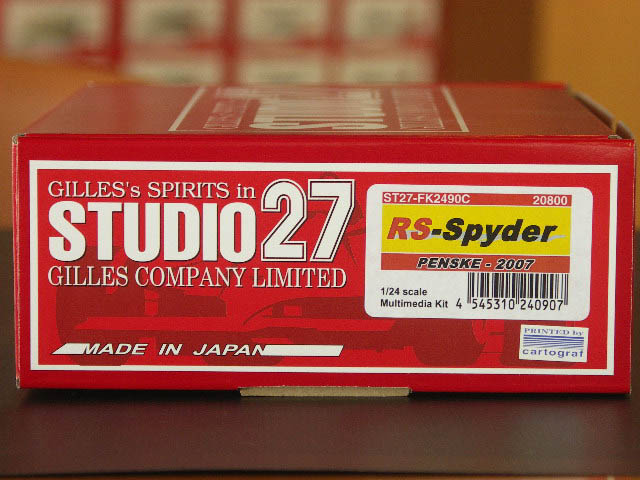 画像1: STUDIO27【FK-2490C】1/24 RS-Spyder"PENSKE"2007