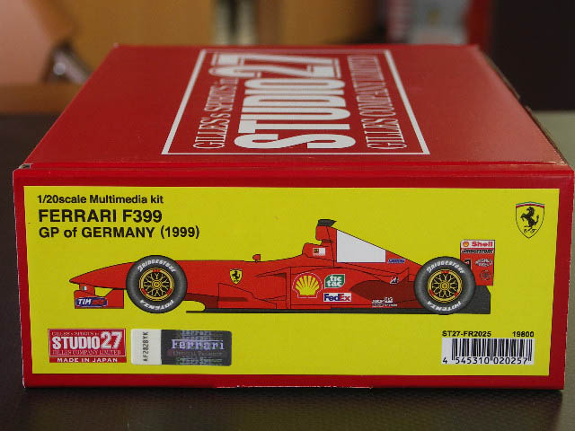 STUDIO27【FR-2025】1/20 FERRARI F399 GERMANY GP 1999 - ＢＡＲＡＣＣＡ