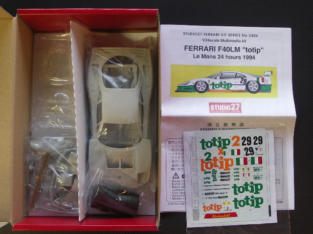 画像2: STUDIO27【FR-2406】1/24 FERRARI F40"totip"LM'94 kit