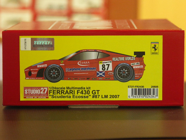 画像1: STUDIO27【FR-2430】1/24 430GT #87"SCUDERIA ECOSSE" LM 2007