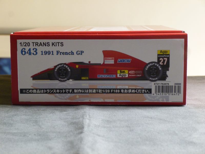 画像1: STUDIO27【TK-2076】1/20 643 France GP 1991コンバージョンキット（T社対応）