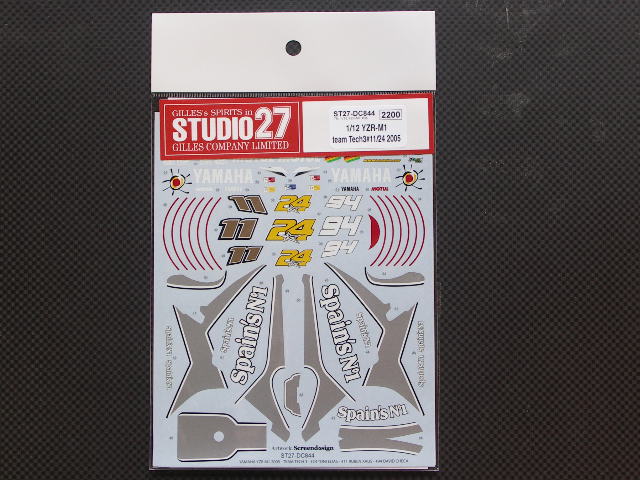 画像1: STUDIO27【DC-844】1/12 YAMAHA　YZR-M1　team Tech3#11/24 2005