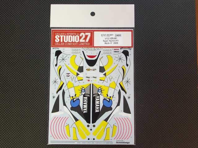 画像1: STUDIO27【DC-851】1/12 YAMAHA YZR-M1 Tech 3 #11 2005 (R6〜R17）decal