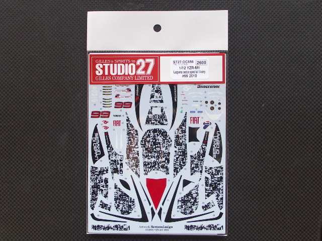 画像1: STUDIO27【DC-856】1/12 YAMAHA YZR-M1 LAGUNA SECA #99 2010 DECAL