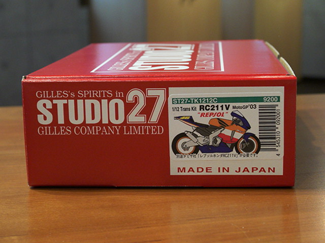 画像1: STUDIO27【TK-1212C】1/12 ホンダRC211V"REPSOL"Moto'03