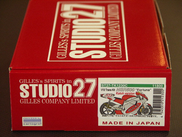 画像1: STUDIO27【TK-1230C】1/12 NSR500 "FORTUNA"MotoGP 2002(限定200個)大治郎