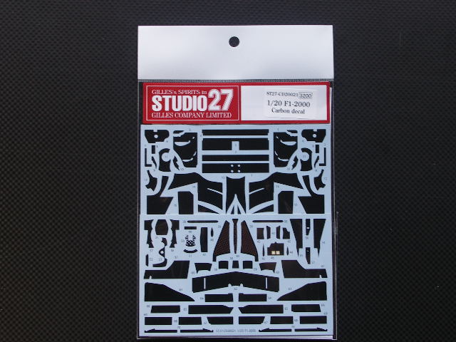 画像1: STUDIO27【CD-20021】1/20 F1-2000用カーボンデカール（Ｔ社対応）