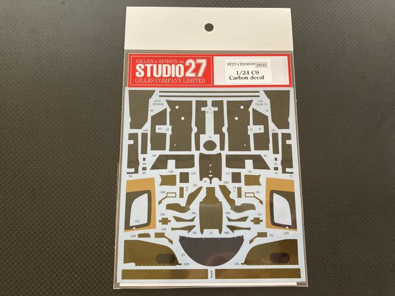 画像1: STUDIO27【CD-24034】1/24 FORD GT カーボンデカールセット（T社対応）