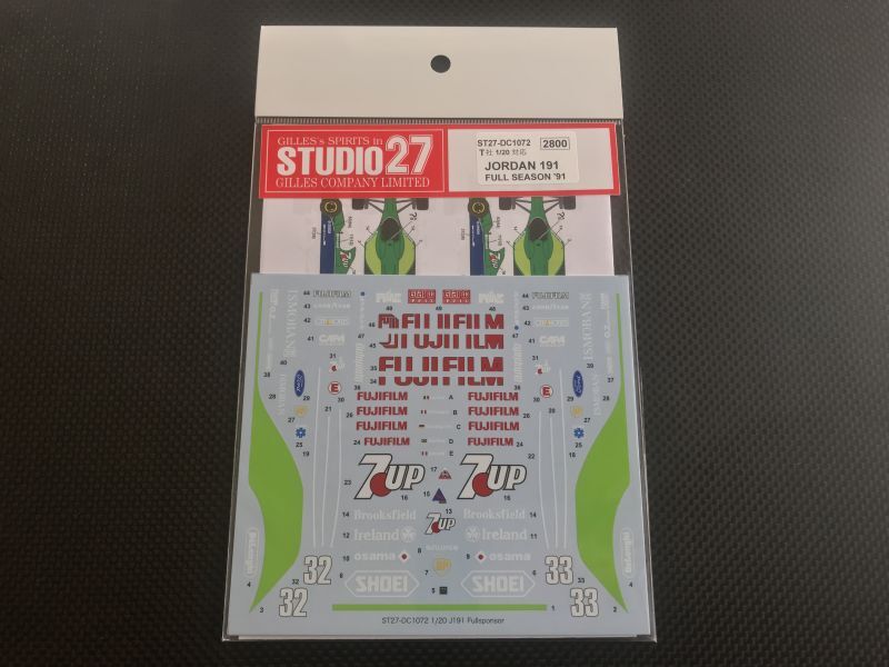 画像1: STUDIO27【DC-1072】1/20 J191 1991 Fullsponsor Decal（Ｔ社対応）