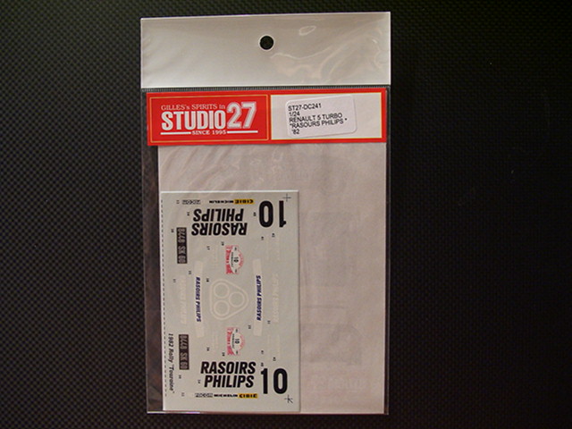 画像1: STUDIO27【DC-241】1/24 ルノー5 TURBO"RASOURS PHILIPS"'82