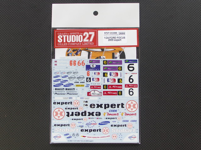 画像1: STUDIO27【DC-886】1/24 フォードフォーカス"expert'2009 DECAL（simil-R対応）