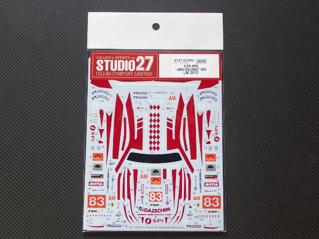 画像1: STUDIO27【DC-950】1/24 458"JMB RACING"#83 LM 2012 decal