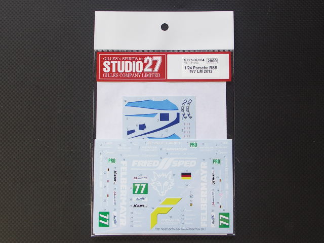 画像1: STUDIO27【DC-954】1/24 PORSCHE911RSR "Matmut"#77 2012 decal