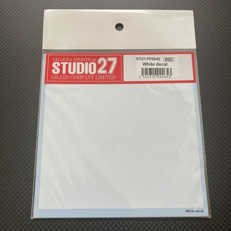 画像1: STUDIO27【FP-0042】White decal