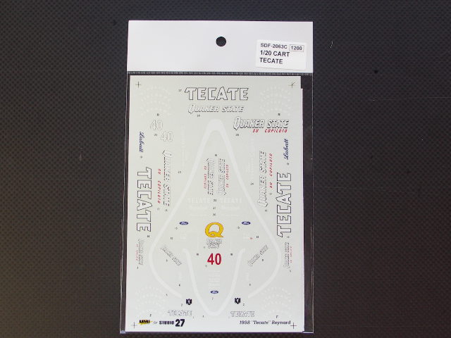 画像1: STUDIO27【SDF-2063C】1/20 CART TECATE - Spare Decal