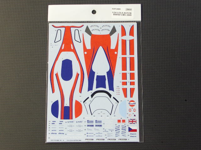 画像1: STUDIO27【SDF-2499】1/24 LOLA ASTON B09/60 LMS 2009 - Spare Decal(スタジオ対応)