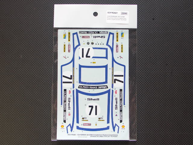 画像1: STUDIO27【SDFR-2421】FERRARI 365GTB4- Spare decal