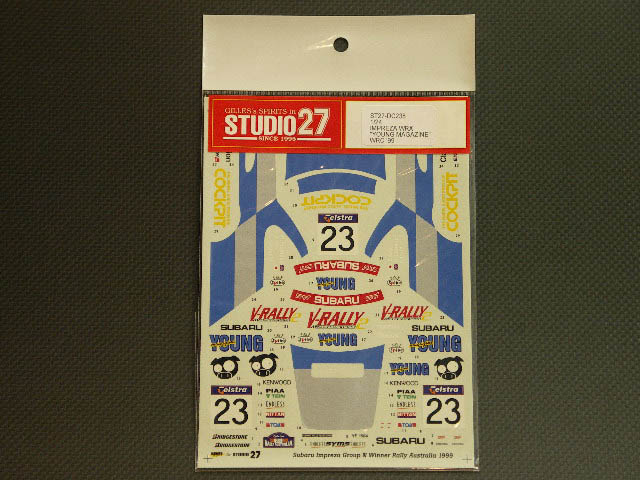画像1: STUDIO27【DC-238】1/24 スバルインプレッサWRX"ヤングマガジン"'99