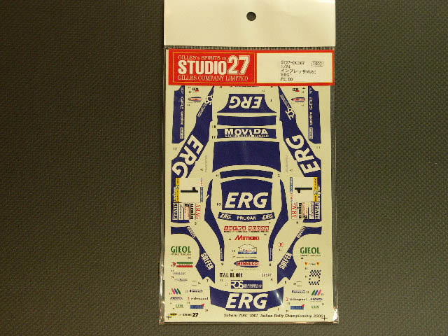 画像1: STUDIO27【DC-367】1/24 スバルインプレッサ WRC"ERG"'00