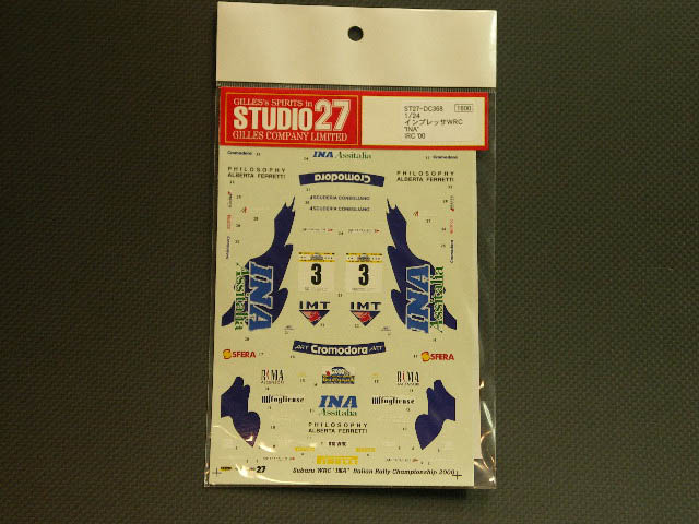 画像1: STUDIO27【DC-368】1/24 スバルインプレッサ WRC"INA"REC'99